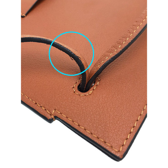 Loewe Dice Pocket Shoulder Bag Tan Brown - Picture 5 of 9